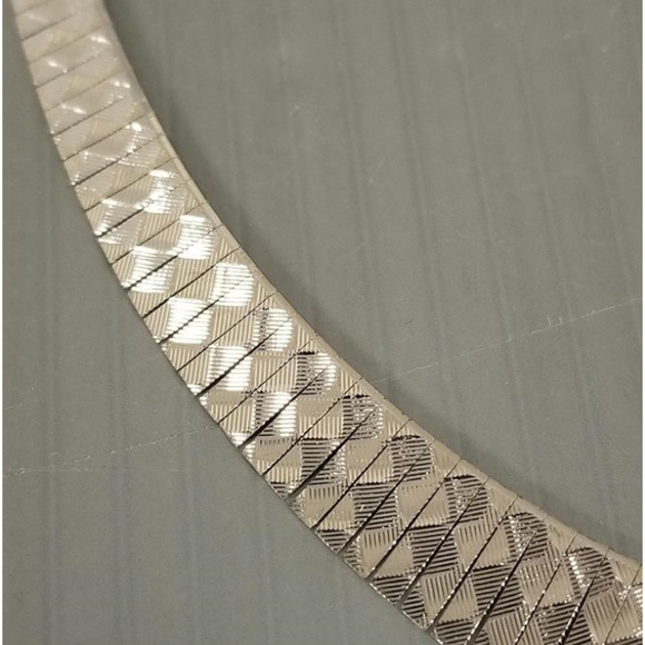 Sterling Silver 925 Italy Graduated Cleopatra Necklace And Bracelet Sets 16-20'' - Picture 5 of 8